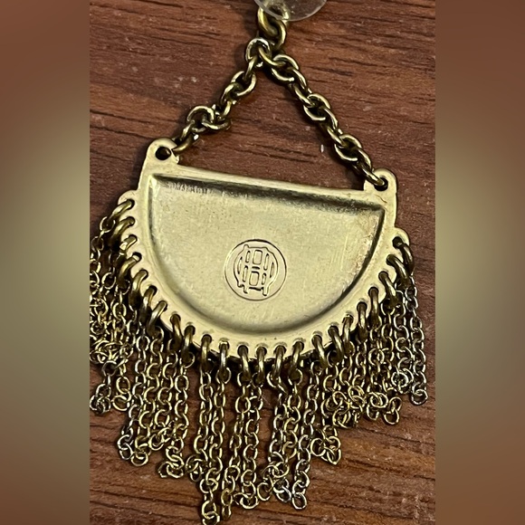 House of Harlow 1960 Enamel Fringe Drop Earrings - Picture 4 of 4